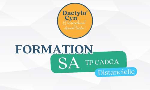 Le programme de formation "Devenir Secrétaire assistante diplômée à distance (TP CADGA)