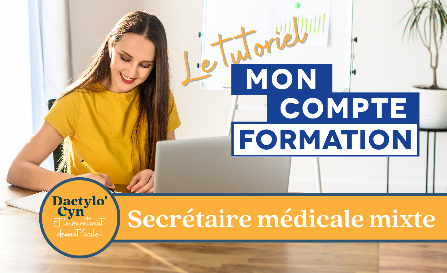 tutoriel cpf compte formation secrétaire médicale